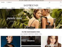 Tablet Screenshot of calvinklein.shop2gether.com.br